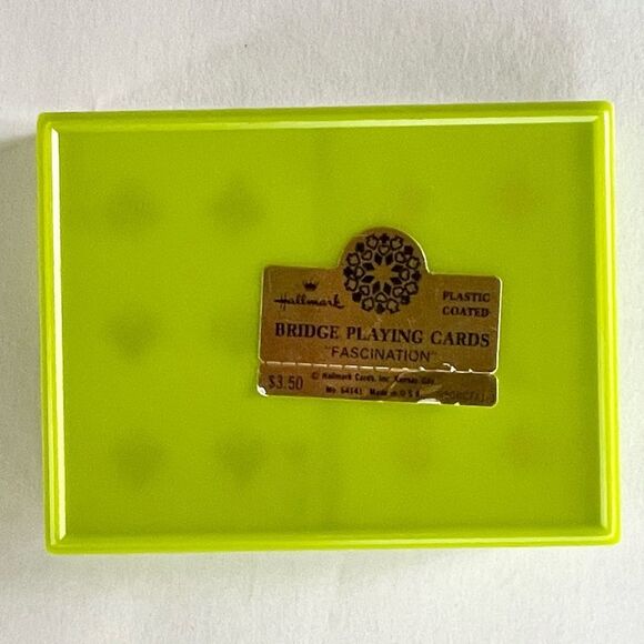 Vintage Hallmark Fascination Bridge Playing Cards Set - Picture 10 of 12